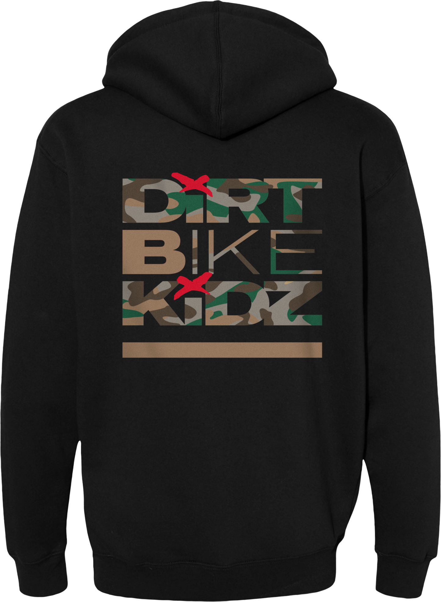 Camo Shovels Hoodie Black Xl