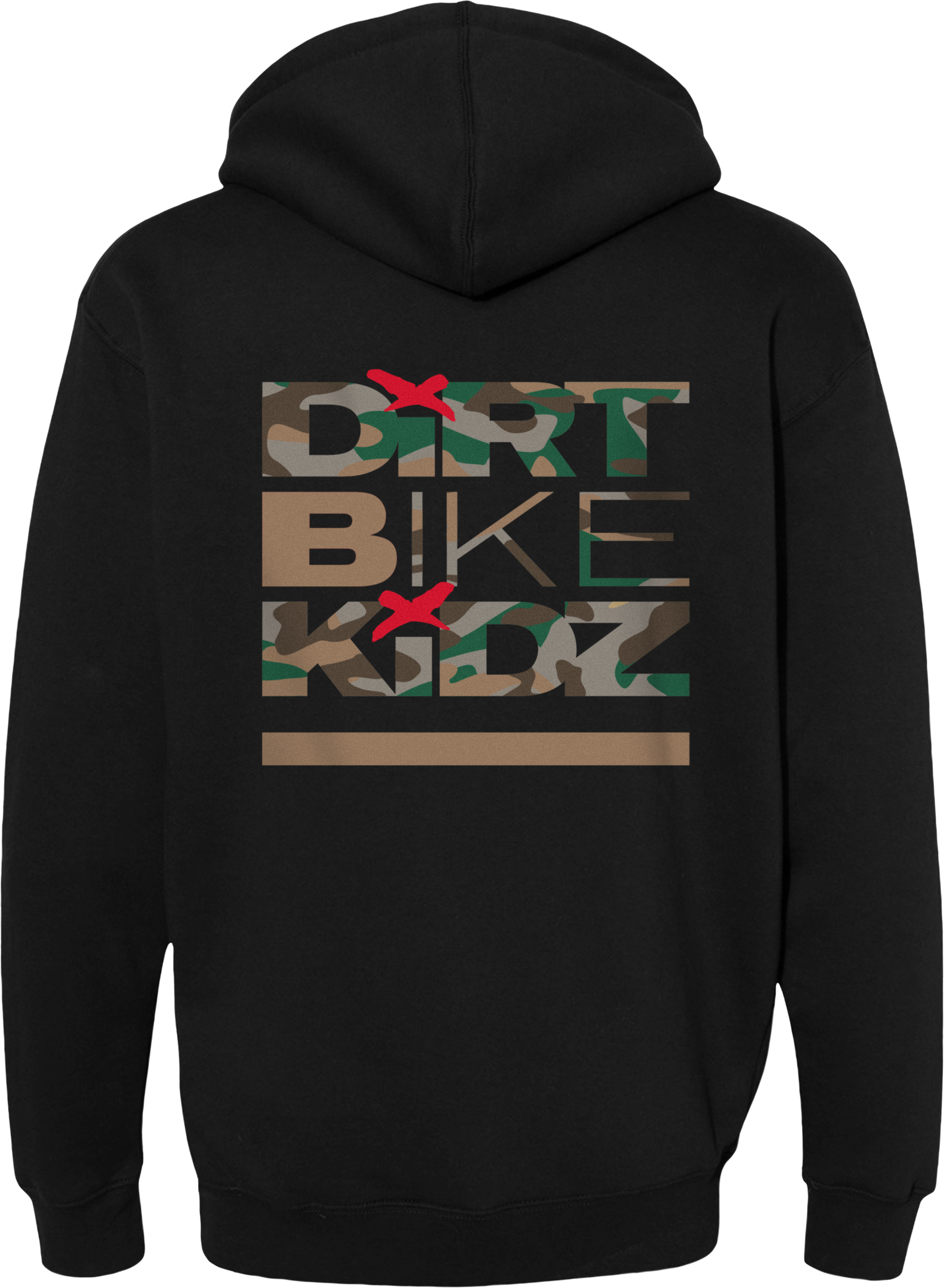 Camo Shovels Hoodie Black Xl