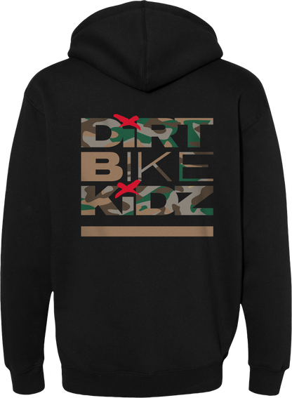 Camo Shovels Hoodie Black Sm