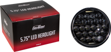Led Headlight 5.75" 75w Black 3500/2000 Lumens