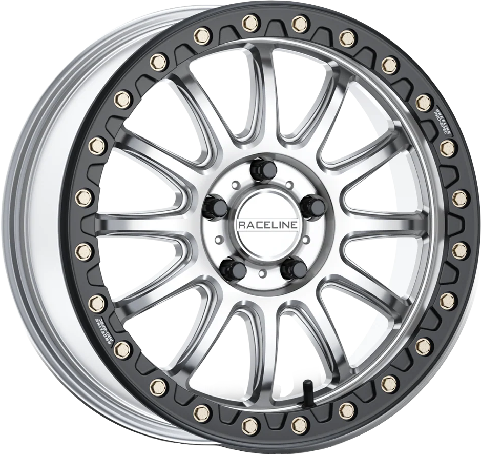 Alpha Hyper 15x7 5x114.3 +25 Silver W/ Black Ring