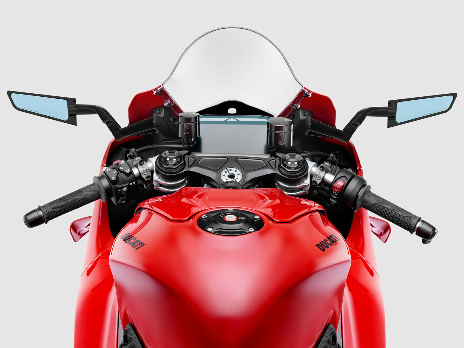 Stealth Sport Mirror Black Pair Duc