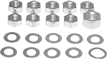 COLONY Nuts with Washers Kit - Transmission Side Cover/Clutch Arm - Cadmium Plated 8113-20