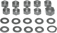 COLONY Nuts with Washers Kit - Transmission Side Cover/Clutch Arm - Parkerized 9671-20