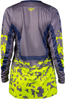 Women's Lite Flake Jersey Lavendar/Blue/Yellow Xl