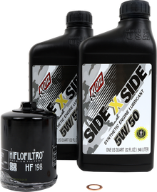 KLOTZ OIL Oil Change Kit - Polaris - 5W/50 KU-108