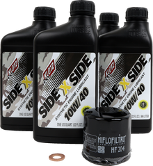 KLOTZ OIL Oil Change Kit - Kawasaki - 10W-40 KU-109