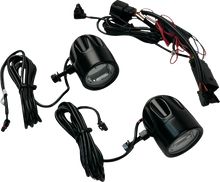 CUSTOM DYNAMICS LED Fog Light - Halo - Black PB-FOG-23-B