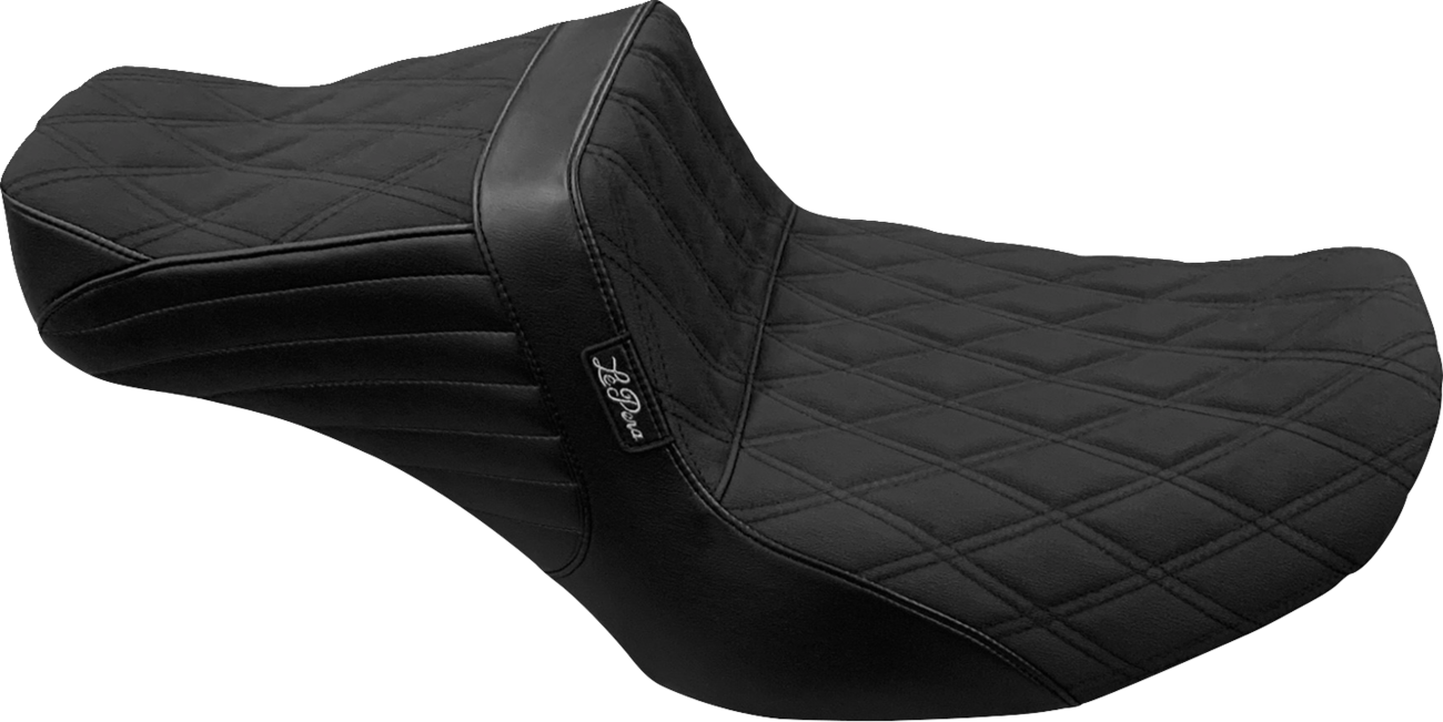 LE PERA Tailwhip Seat - Double Diamond w/ Gripper - FLH/FLT '23-'25 LV-587DDGP