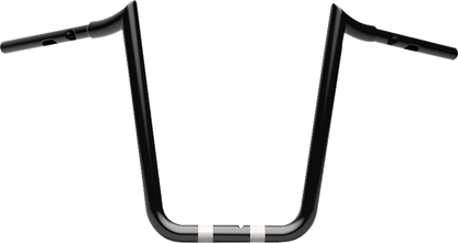 LA CHOPPERS 1-1/4" Prime Ape Handlebar - 14" - Black LA-7359-14B
