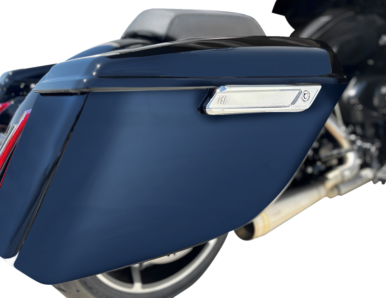 KODLIN USA Saddlebag Latch Covers - Chrome - FLHX/FLTRX '23-'24 K59491