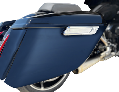 KODLIN USA Saddlebag Latch Covers - Chrome - FLHX/FLTRX '23-'24 K59491