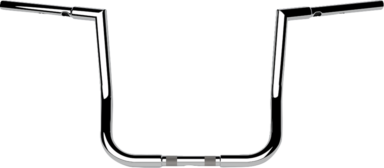LA CHOPPERS 1-1/4" Twin Peaks Touring Handlebar - 14" - Chrome LA-7367-14