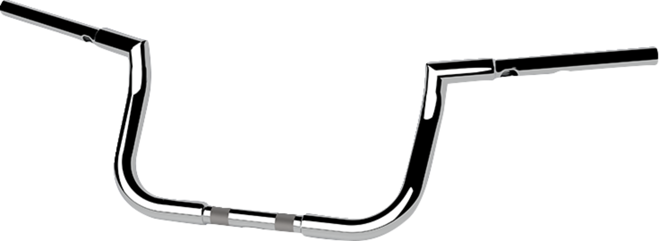 LA CHOPPERS 1-1/4" Twin Peaks Touring Handlebar - 8" - Chrome LA-7367-08
