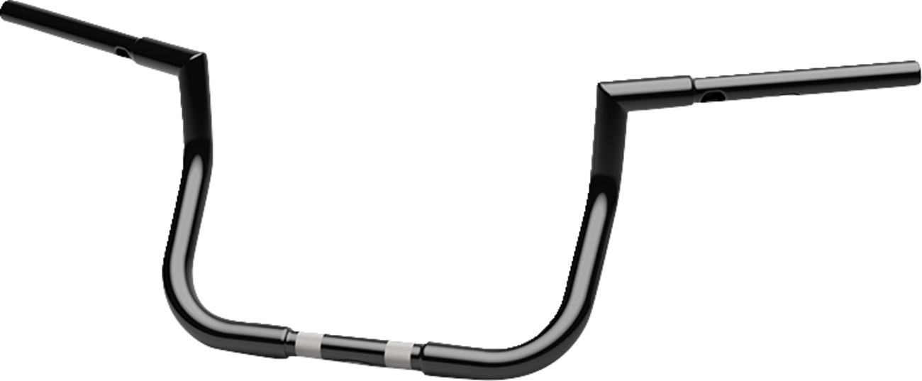 LA CHOPPERS 1-1/4" Twin Peaks Touring Handlebar - 10" - Black LA-7367-10B