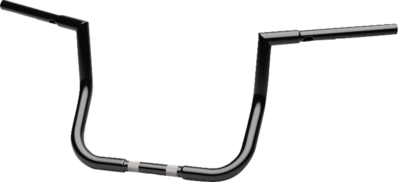 LA CHOPPERS 1-1/4" Twin Peaks Touring Handlebar - 12" - Black LA-7367-12B