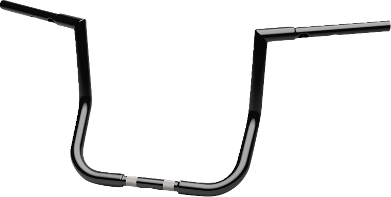 LA CHOPPERS 1-1/4" Twin Peaks Touring Handlebar - 14" - Black LA-7367-14B