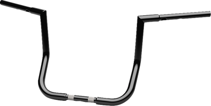 LA CHOPPERS 1-1/4" Twin Peaks Touring Handlebar - 14" - Black LA-7367-14B
