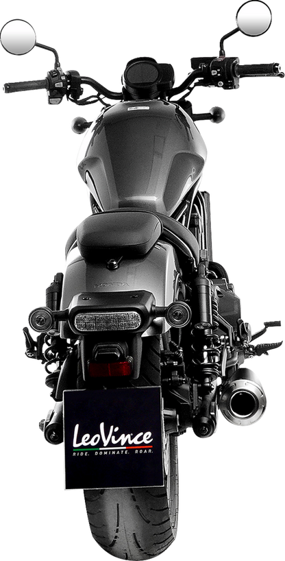 LEOVINCE Classic Slip-On Muffler - Black 15009FBU