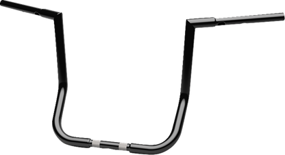 LA CHOPPERS 1-1/4" Twin Peaks Touring Handlebar - 16" - Black LA-7367-16B
