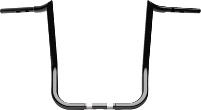 LA CHOPPERS 1-1/4" Prime Ape Handlebar - 16" - Black LA-7371-16B