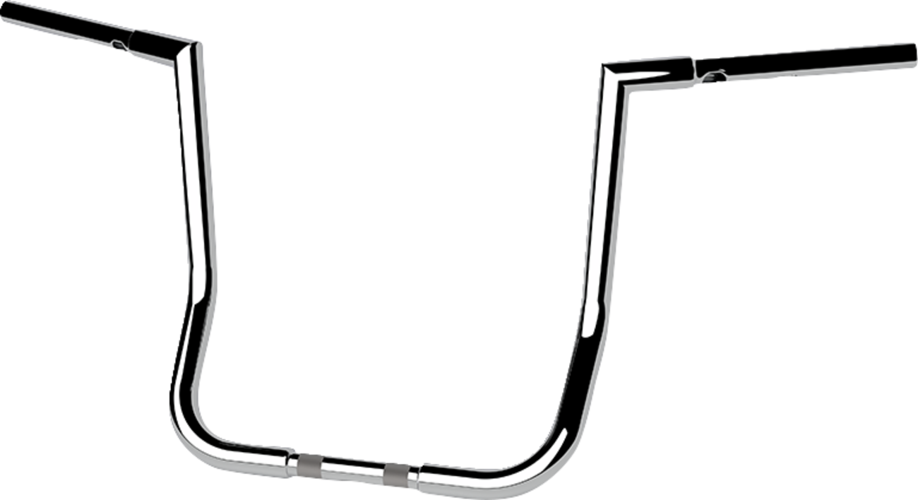 LA CHOPPERS 1-1/4" Twin Peaks Touring Handlebar - 16" - Chrome LA-7367-16