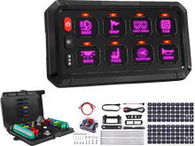 MOOSE OFFROAD Gang Switch Panel - 8 Position 90-100-PU