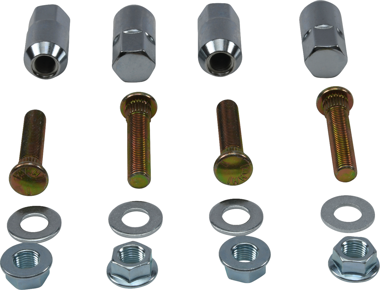 MOOSE OFFROAD Wheel Stud/Nut Kit - Front - Polaris RZR 570/Ranger 700/800 85-1130