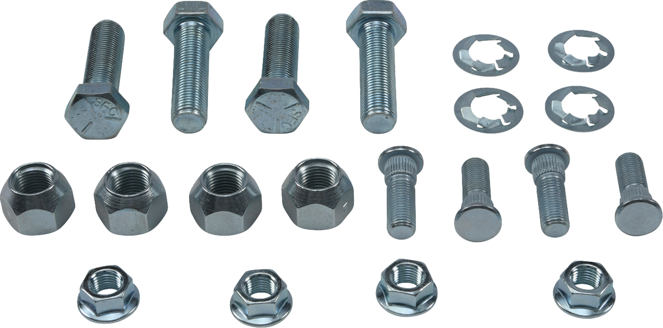 MOOSE OFFROAD Wheel Stud/Nut Kit - Rear - Polaris Magnum 325/500 85-1138