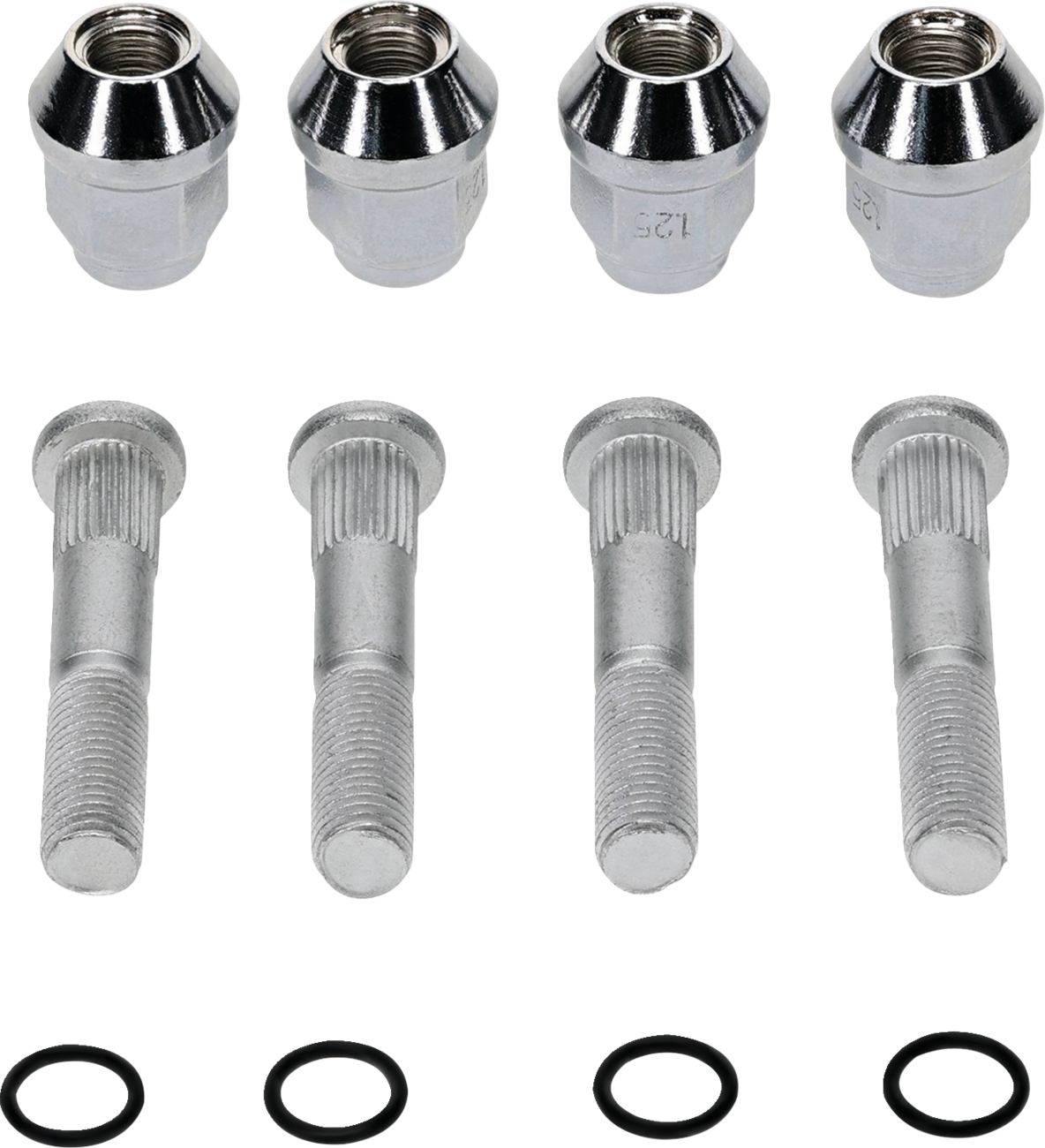 MOOSE OFFROAD Wheel Stud/Nut Kit - Rear Right - Suzuki KingQuad 400 85-1145
