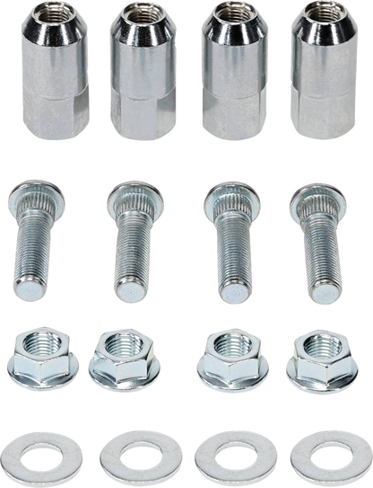 MOOSE OFFROAD Wheel Stud/Nut Kit - Front/Rear - Polaris 85-1127