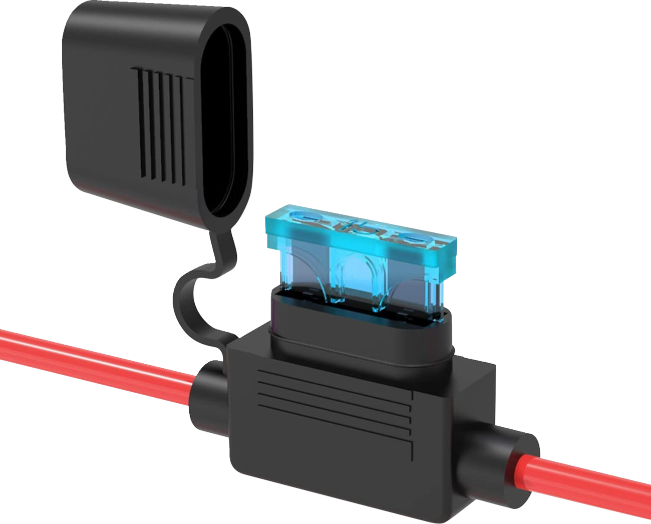MOOSE OFFROAD In-line Fuse Holder - 15 A - 2 Pack 12G-FUS