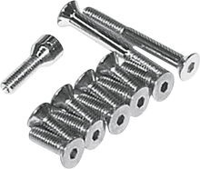 COLONY Screw Kit - Transmission Top Cover - Flat/Countersunk - Chrome 8748-12