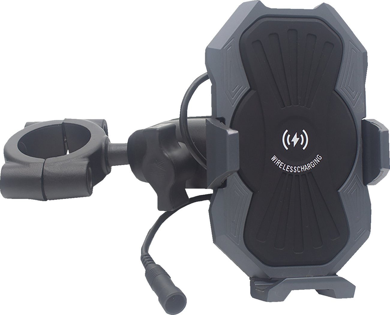 RIDEPOWER Metal Phone Holder - Inductive Charging 1-1/2" Bar Mount RPMTLINDMOUNT15