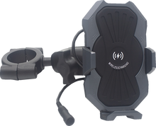 RIDEPOWER Metal Phone Holder - Inductive Charging 1-1/2" Bar Mount RPMTLINDMOUNT15