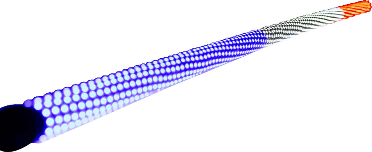 WHIPITLIGHTRODS 3' Light Rod - Whip - Red/White/Blue SB-RWB-132