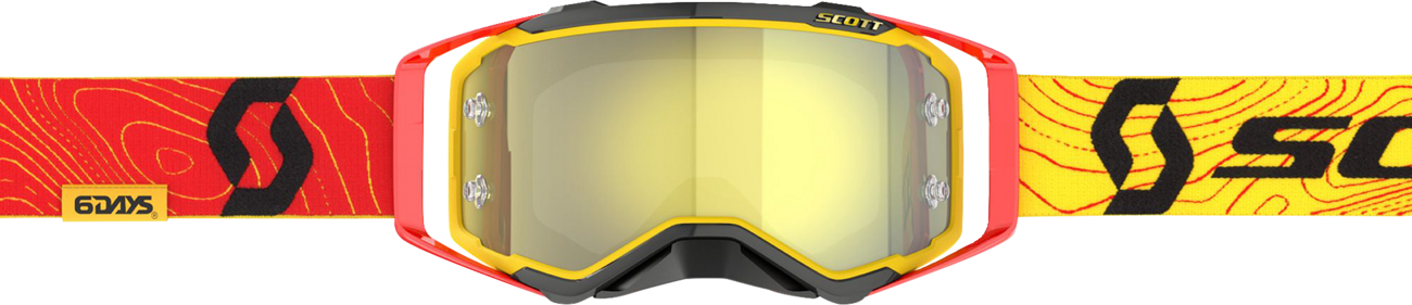 SCOTT Prospect Goggle - 6DAYS® Spain - Red/Yellow - Yellow Chrome Lens 423028-1648289