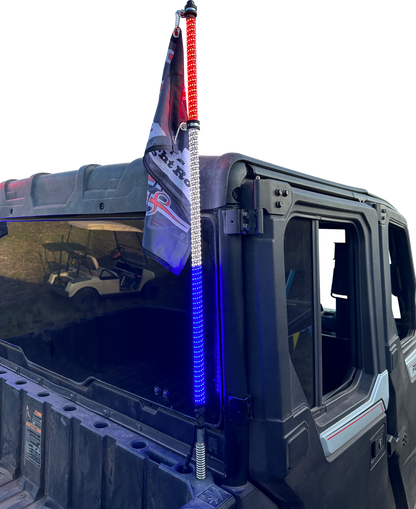 WHIPITLIGHTRODS 3' Light Rod - Whip - Red/White/Blue SB-RWB-131