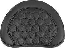 SADDLEMEN RoadSofa™ Sissy Bar Pad - Honeycomb - Black Stitching 051349