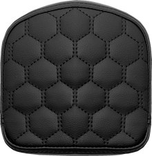 SADDLEMEN RoadSofa™ Sissy Bar Pad - Honeycomb - Black Stitching 040849