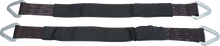 MOOSE OFFROAD Axle Straps - 2" x 30" - Black - Pair 3920-0522