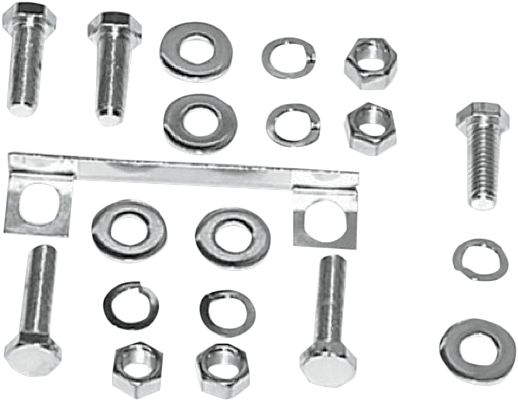 COLONY Hardware Kit - Transmission Mount - Chrome - '65-Early '77 Big Twin 9418-19