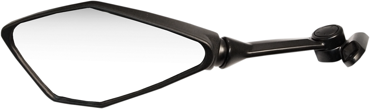 EMGO Mirror - Side View - Polygon - Black - Left 20-49252