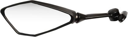 EMGO Mirror - Side View - Polygon - Black - Left 20-49252