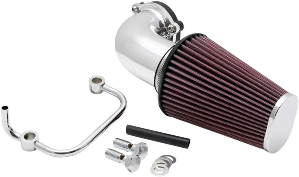 K & N Aircharger® Intake System with Mandrel-Bent Aluminum Intake Tube Kit - Bright Chrome 57-1126P
