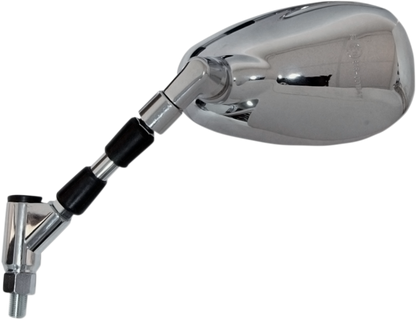 EMGO Mirror - Side View - Oval - Chrome - Left 20-57932