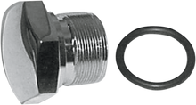 COLONY Fork Tube Cap - Upper - Chrome - Custom Design - '71-'72 FX | '52-'72 XL 7621-1