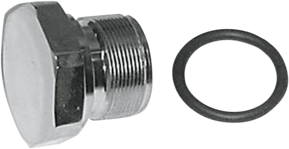 COLONY Fork Tube Cap - Upper - Chrome - Flat Top Design - '71-'72 FX | '52-'72 XL 2373-1