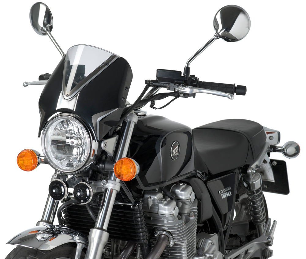 Windscreen Retrovision Black/Clear