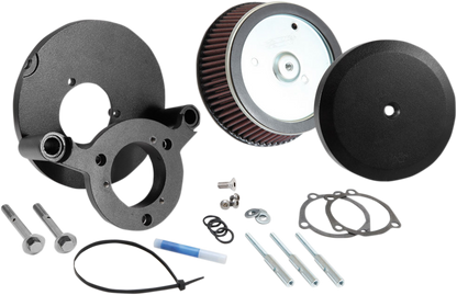 K & N Street Metal Air Intake Kit - Hammer - Black - Twin Cam RK-3933B
